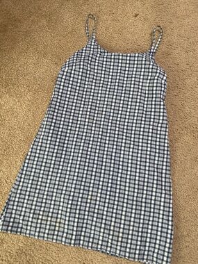 Vintage linen dress size large cotton
